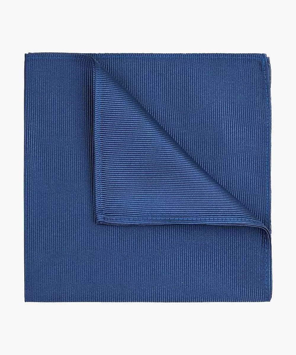 New Blue Silk Pocketsquare Pocket Squares