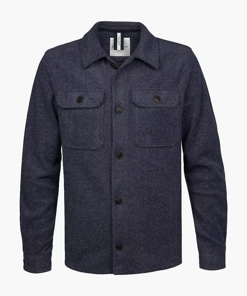 Store Boiled Wool Knitted Overshirt Overshirts