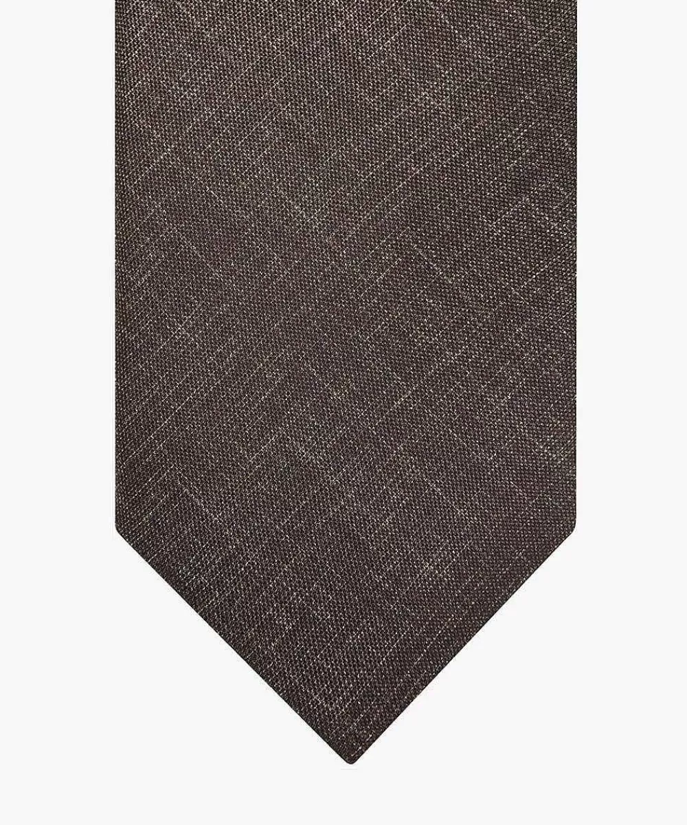 Best Brown Silk Print Tie Ties