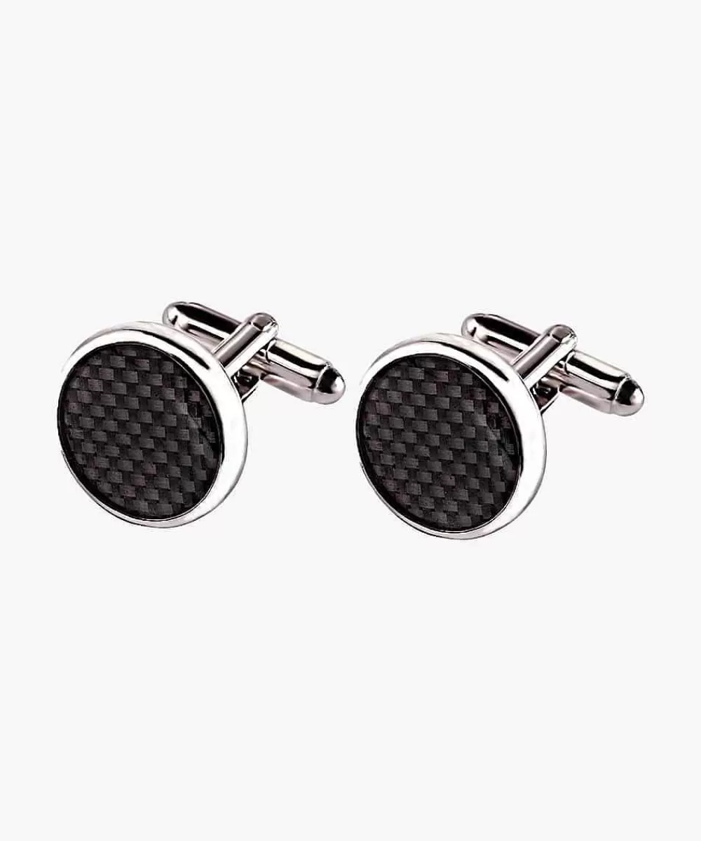 Sale Carbon-Look Cufflinks Cufflinks