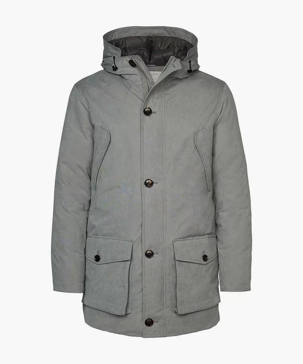 Online Grey Duck Down Parka Outerwear