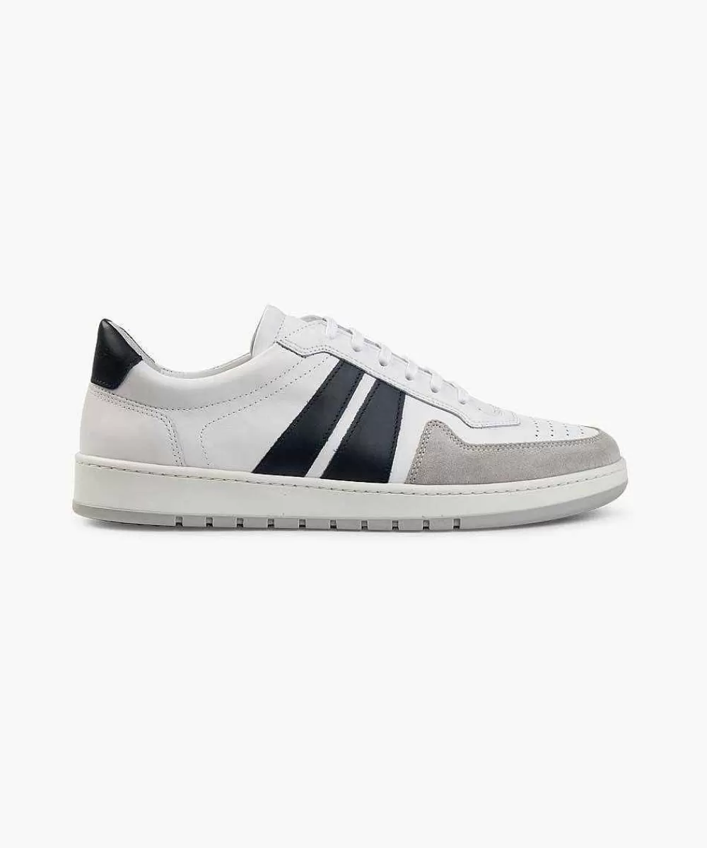 Store Leather Striped Sneakers Shoes