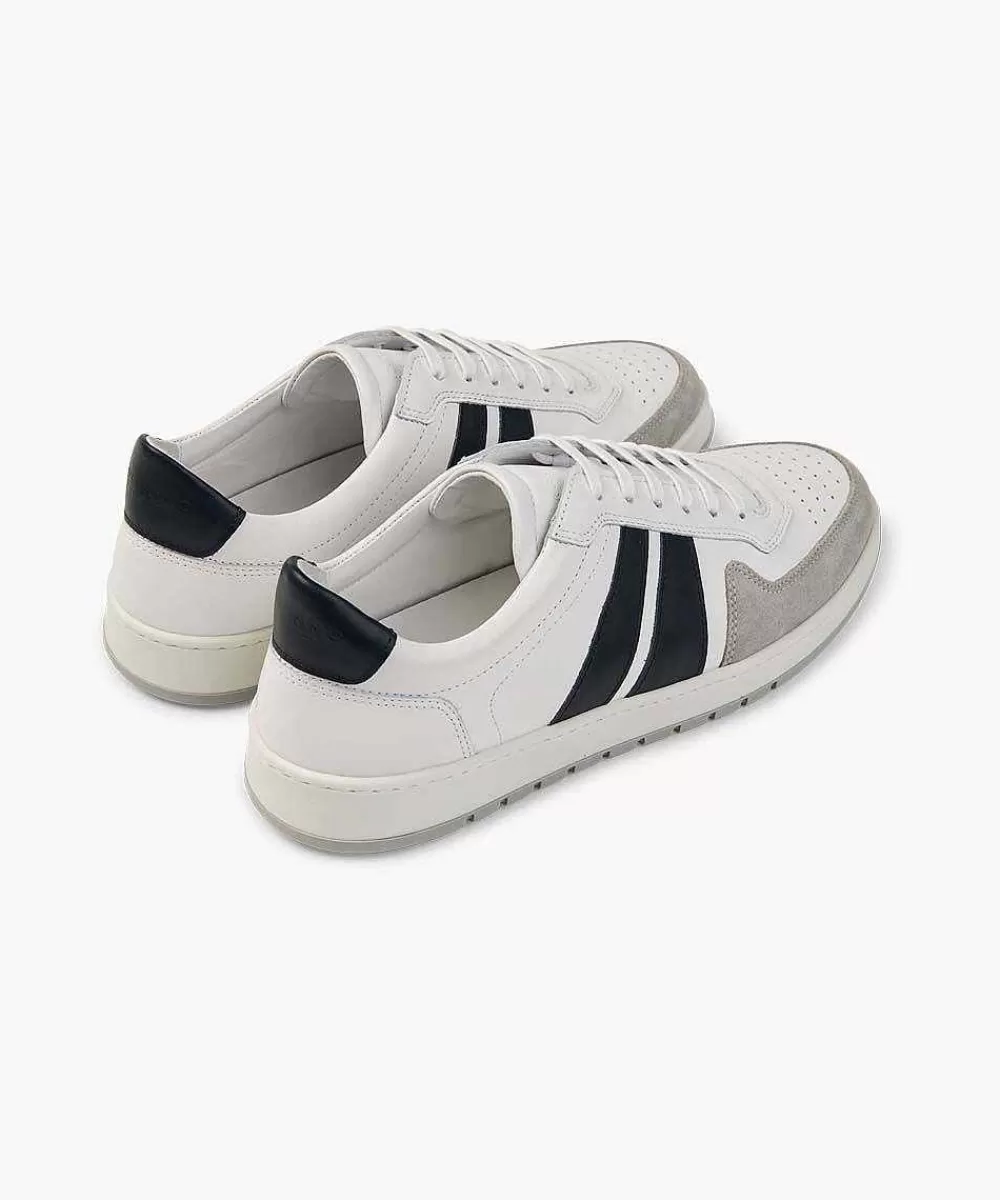 Store Leather Striped Sneakers Shoes