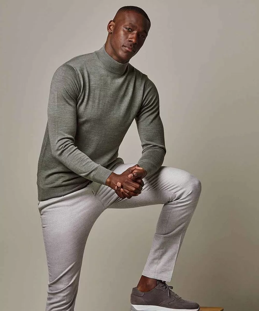 Sale Merino Mock Neck Roll Necks