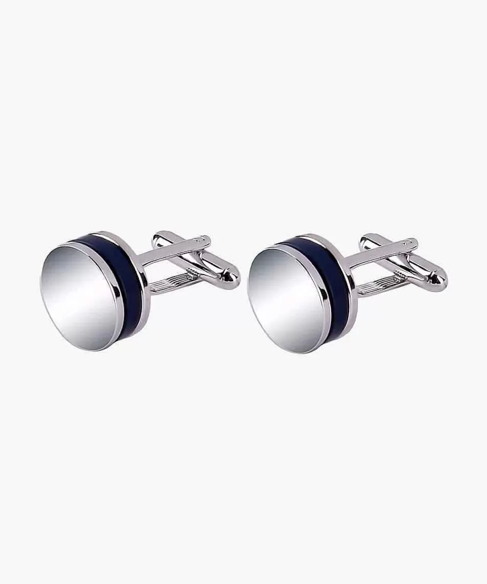 Store Navy Layered Cufflinks Cufflinks