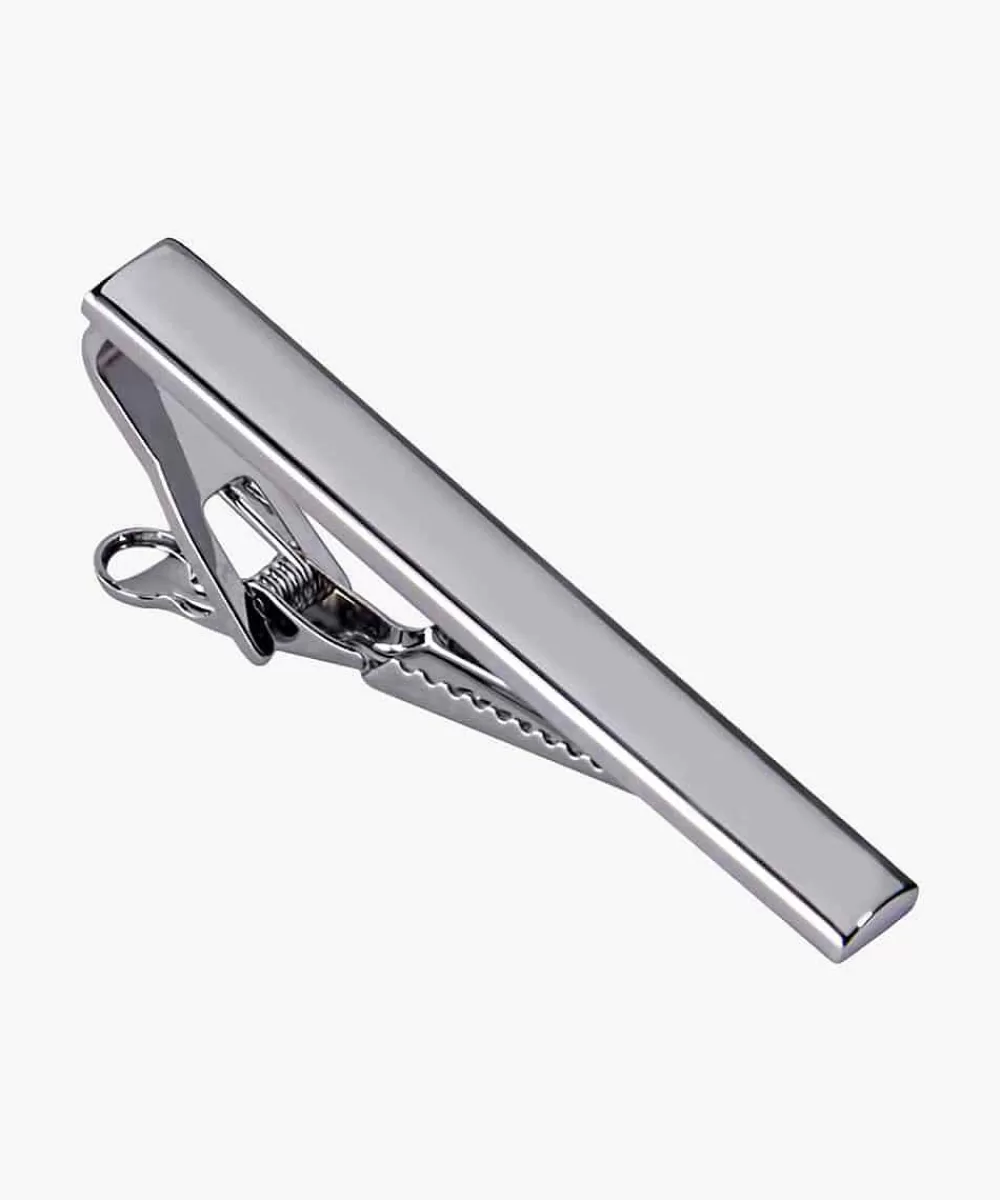 Hot Polished 56 Mm Tie Pin Tie Clips