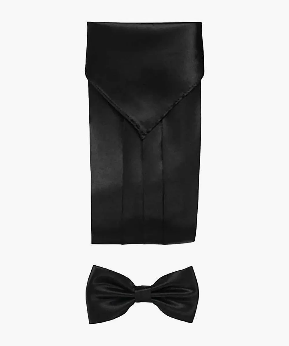 Fashion Polyester Cummerbund Set Bowties